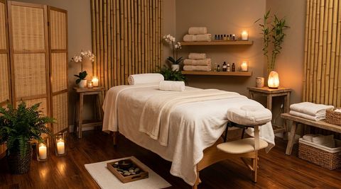 Illustration of Massage spa day, massage spa in Paterson, NJ